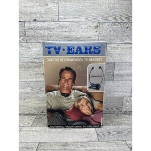 TV Ears Digital Wireless Headset System Ideal For Hearing Impaired Seniors